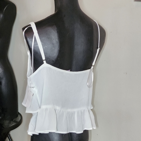 Lalavon ruffle top. Sz Sm - Picture 3 of 5
